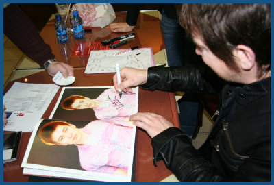 Alan Wilder / Recoil - Autograph session in Moscow (01.12.07, «Soyuz»)