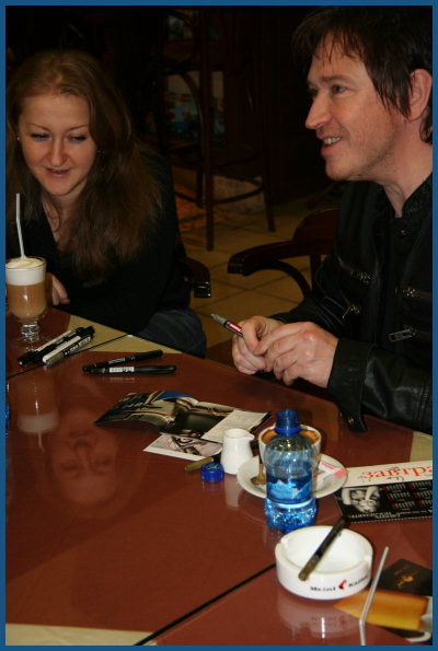 Alan Wilder / Recoil - Autograph session in Moscow (01.12.07, «Soyuz»)