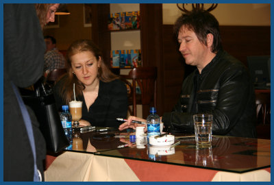 Alan Wilder / Recoil - Autograph session in Moscow (01.12.07, «Soyuz»)