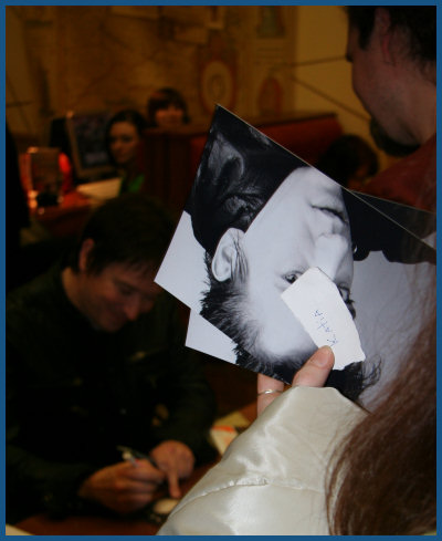 Alan Wilder / Recoil - Autograph session in Moscow (01.12.07, «Soyuz»)