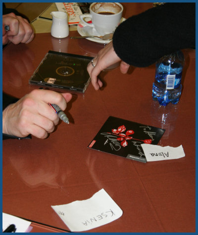 Alan Wilder / Recoil - Autograph session in Moscow (01.12.07, «Soyuz»)