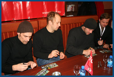 Camouflage - Autograph-session in Moscow (10.12.06, «SOYUZ na Strastnom»)