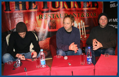 Camouflage - Press-conference in Moscow (10.12.06, «Tunnel» restaurant)