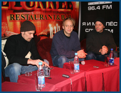 Camouflage - Press-conference in Moscow (10.12.06, «Tunnel» restaurant)