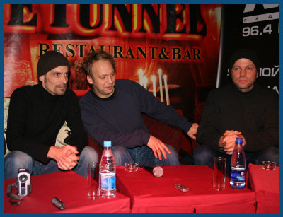 Camouflage - Press-conference in Moscow (10.12.06, «Tunnel» restaurant)