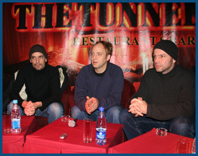 Camouflage - Press-conference in Moscow (10.12.06, «Tunnel» restaurant)