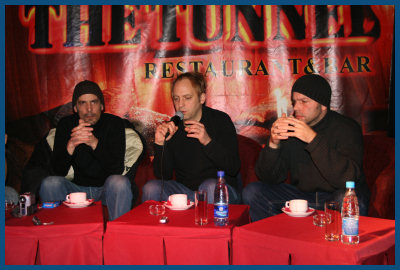 Camouflage - Press-conference in Moscow (10.12.06, «Tunnel» restaurant)