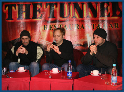 Camouflage - Press-conference in Moscow (10.12.06, «Tunnel» restaurant)