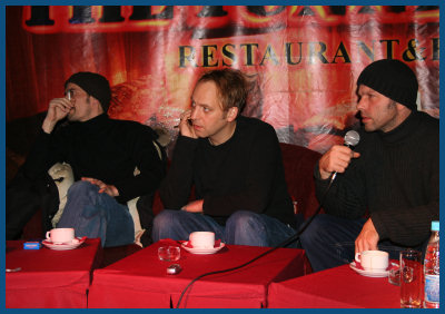 Camouflage - Press-conference in Moscow (10.12.06, «Tunnel» restaurant)