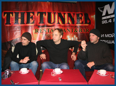 Camouflage - Press-conference in Moscow (10.12.06, «Tunnel» restaurant)