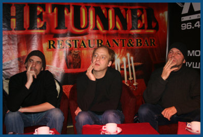 Camouflage - Press-conference in Moscow (10.12.06, «Tunnel» restaurant)