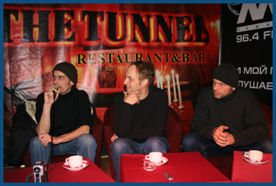 Camouflage - Press-conference in Moscow (10.12.06, «Tunnel» restaurant)