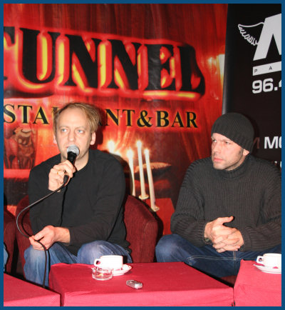 Camouflage - Press-conference in Moscow (10.12.06, «Tunnel» restaurant)