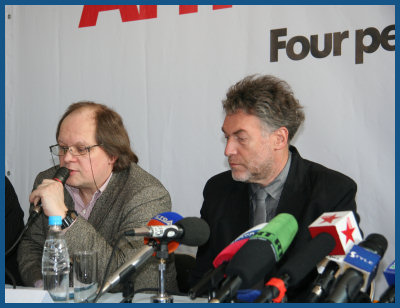 «Four perspectives by Anton Corbijn» press-conference (Moscow, 20.03.08)