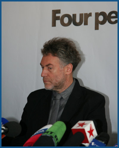 «Four perspectives by Anton Corbijn» press-conference (Moscow, 20.03.08)