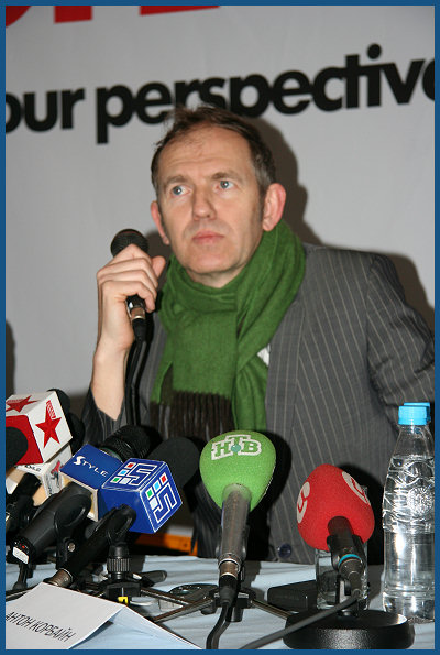 «Four perspectives by Anton Corbijn» press-conference (Moscow, 20.03.08)