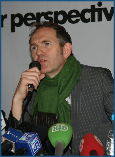 «Four perspectives by Anton Corbijn» press-conference (Moscow, 20.03.08)