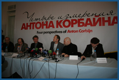 «Four perspectives by Anton Corbijn» press-conference (Moscow, 20.03.08)