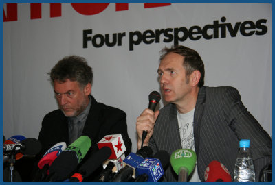 «Four perspectives by Anton Corbijn» press-conference (Moscow, 20.03.08)