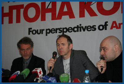 «Four perspectives by Anton Corbijn» press-conference (Moscow, 20.03.08)