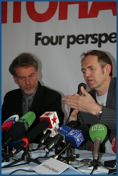 «Four perspectives by Anton Corbijn» press-conference (Moscow, 20.03.08)
