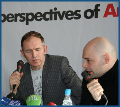 «Four perspectives by Anton Corbijn» press-conference (Moscow, 20.03.08)