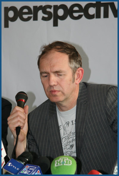 «Four perspectives by Anton Corbijn» press-conference (Moscow, 20.03.08)