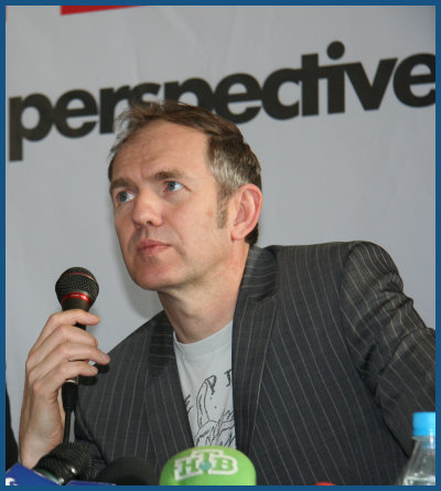 «Four perspectives by Anton Corbijn» press-conference (Moscow, 20.03.08)