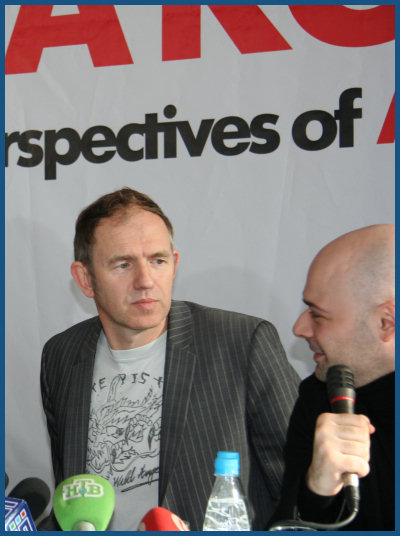 «Four perspectives by Anton Corbijn» press-conference (Moscow, 20.03.08)