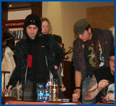 Him & The Rasmus - Autograph session in Moscow (03.02.06, «Soyuz»)