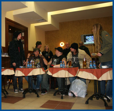 Him & The Rasmus - Autograph session in Moscow (03.02.06, «Soyuz»)