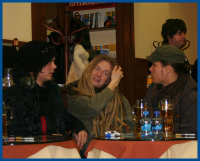 Him & The Rasmus - Autograph session in Moscow (03.02.06, «Soyuz»)