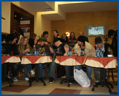 Him & The Rasmus - Autograph session in Moscow (03.02.06, «Soyuz»)