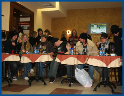 Him & The Rasmus - Autograph session in Moscow (03.02.06, «Soyuz»)