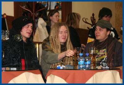 Him & The Rasmus - Autograph session in Moscow (03.02.06, «Soyuz»)