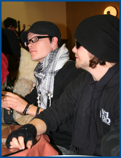 Him & The Rasmus - Autograph session in Moscow (03.02.06, «Soyuz»)