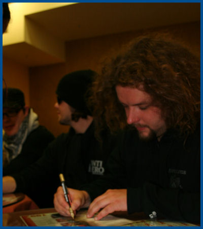 Him & The Rasmus - Autograph session in Moscow (03.02.06, «Soyuz»)