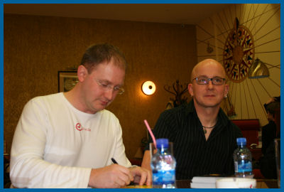 Melotron - Autograph session in «Soyuz» (Moscow 08.10.05)