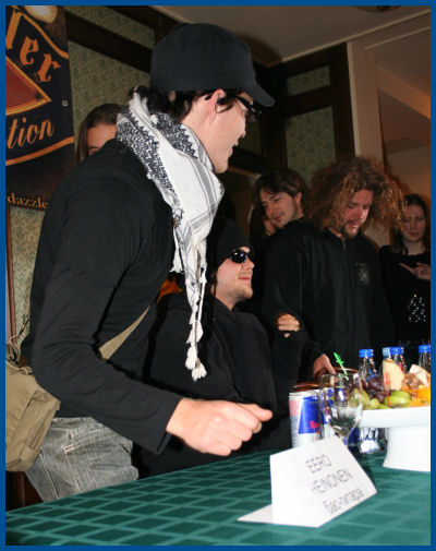 The Rasmus - Press-conference in Moscow (03.02.06, «Bobby Dazzler» Pub)