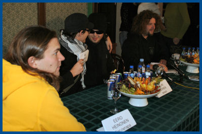 The Rasmus - Press-conference in Moscow (03.02.06, «Bobby Dazzler» Pub)