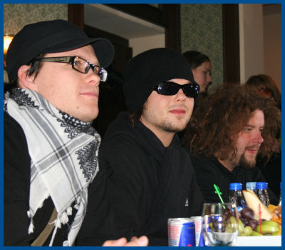 The Rasmus - Press-conference in Moscow (03.02.06, «Bobby Dazzler» Pub)