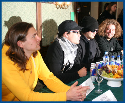 The Rasmus - Press-conference in Moscow (03.02.06, «Bobby Dazzler» Pub)