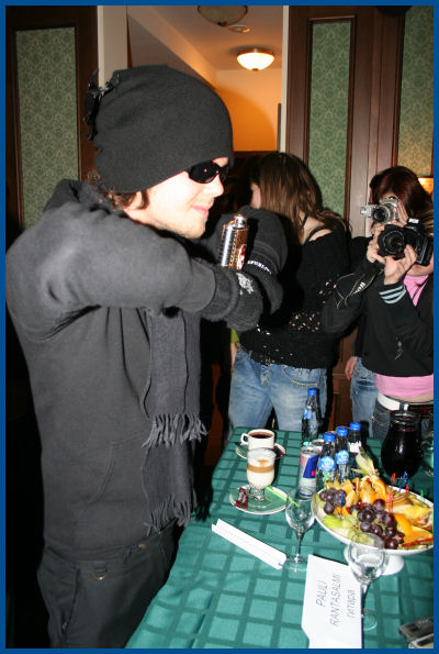 The Rasmus - Press-conference in Moscow (03.02.06, «Bobby Dazzler» Pub)