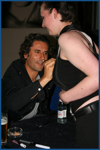 Fixmer / McCarthy - Autograph session at Wave Gotik Treffen 2007 (28.05.07, Cinestar)