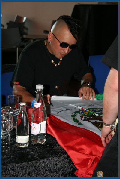 Hocico - Autograph session at Wave Gotik Treffen 2008 (10.05.08, Cinestar)