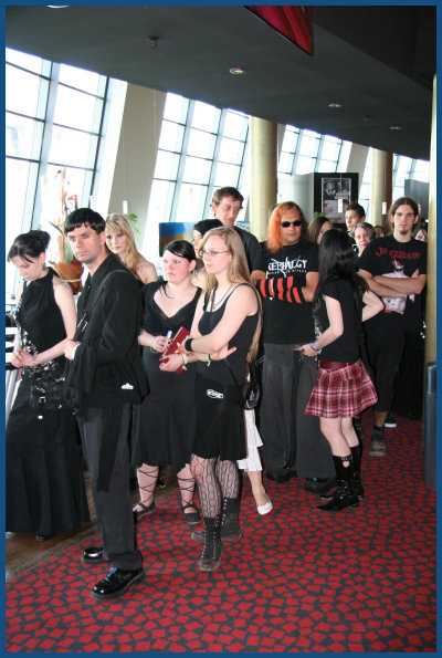 Unheilig - Autograph session at Wave Gotik Treffen 2008 (10.05.08, Cinestar)