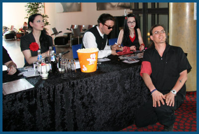 Welle:Erdball - Autograph session at Wave Gotik Treffen 2008 (11.05.08, Cinestar)