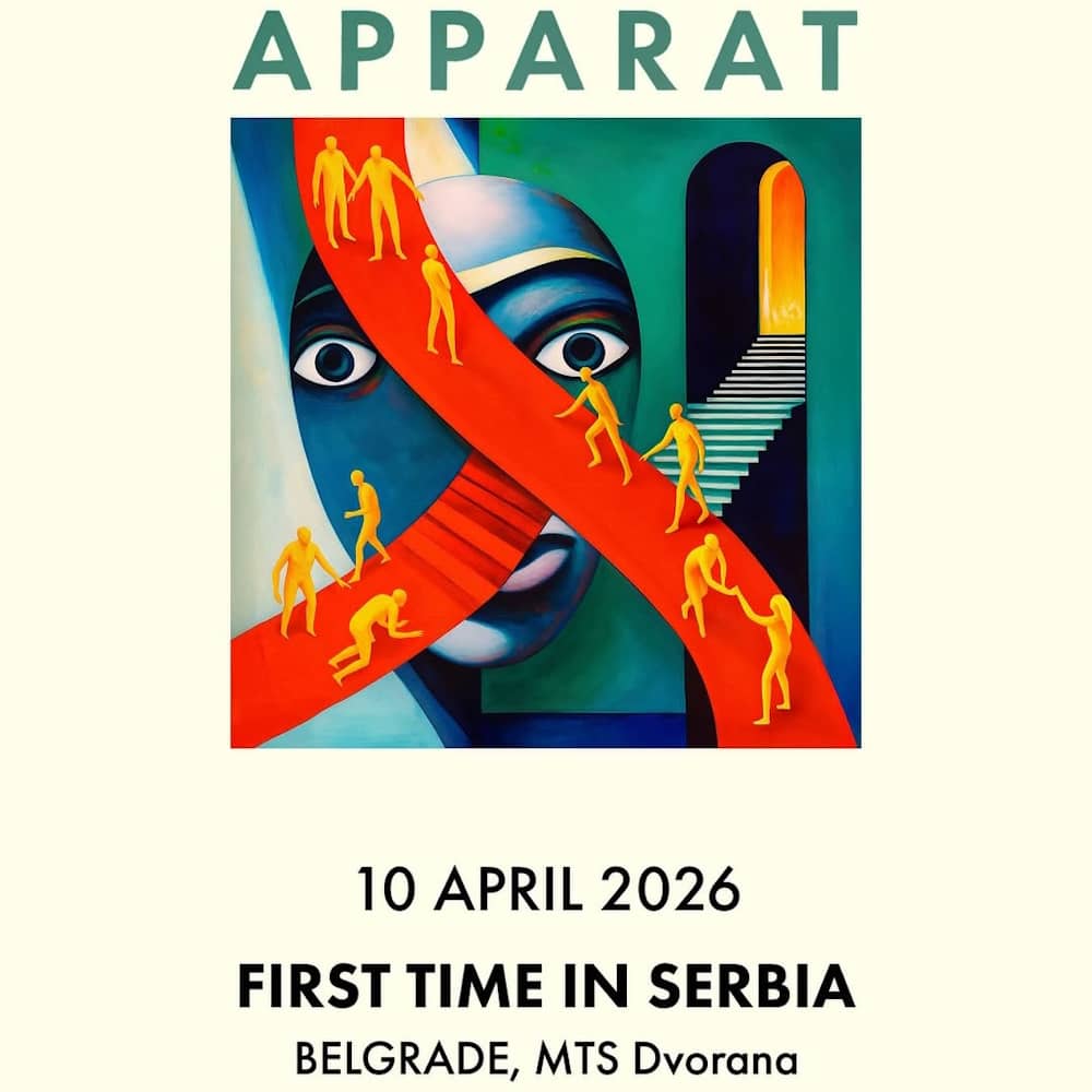 Apparat - концерт в Белграде (10.04.2026 mts Dvorana) Apparat - концерт в Белграде (10.04.2026 mts Dvorana)