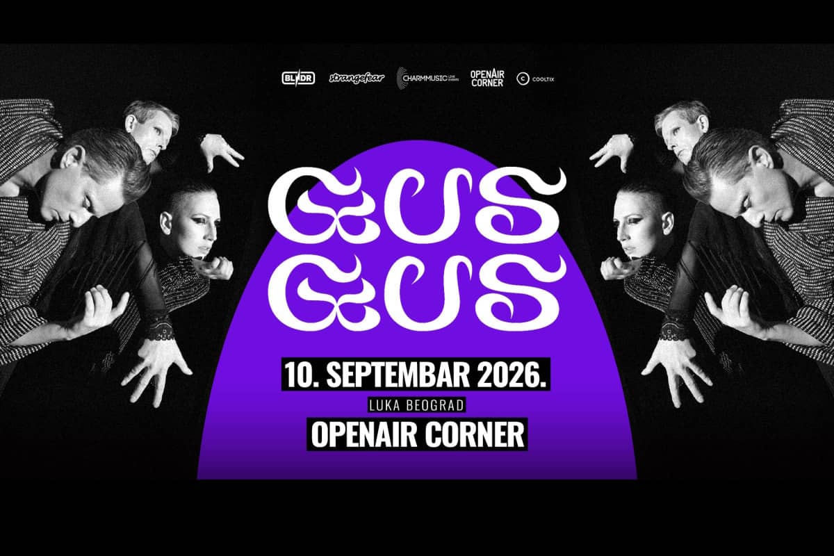 GusGus - live in Belgrade (10.09.2026 Luka Beograd)