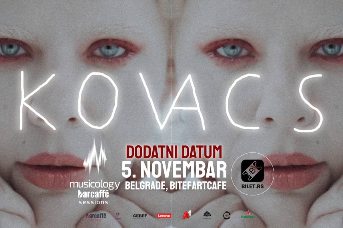 Kovacs - концерт в Белграде (05.11.2026 BitefArtCafe)